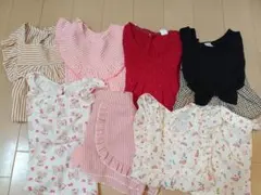 ワンピース 半袖 半ズボン女の子100cm セット