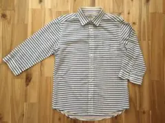 【値下げ】GREEN LABEL RELAXING ボーダーシャツ　七分袖　M