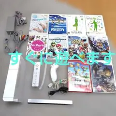 【動作確認済】wii　本体　一式　ソフト　セット　①