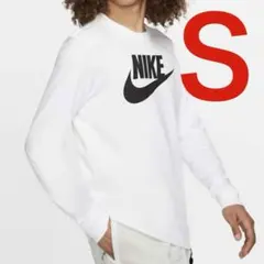 新品 ナイキ フューチュラ ロングスリーブTシャツ ホワイト Ｓサイズ 送料無料のサムネイル