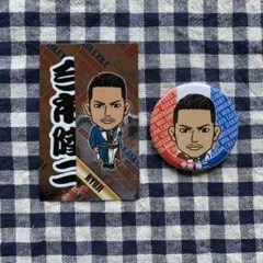 今市隆二 居酒屋えぐざいる 千社札 缶バッジ セット