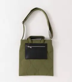 SENSE OF PLACE 　キルティングショルダートートバッグ