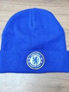 CHELSEA FOOTBALL CLUB ニット帽 ブルー