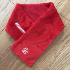 키즈 레드 플리스 스카프