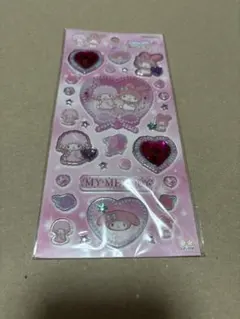 新品　マイメロディ キラキラジュエルシール　バレエコア