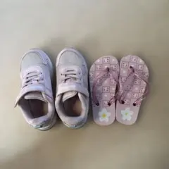17cm 幼児用シューズ　女の子