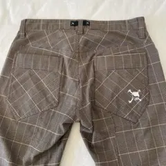 オークリー スカルロゴ刺繍入り ゴルフウェア パンツ メンズ 33インチ