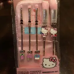 HELLO KITTY メイクブラシセット ポーチ付き 5本セットのサムネイル