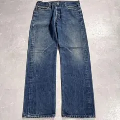 00s Levi's 501 ストレートデニム メキシコ製 濃紺 脇割セルビッチ