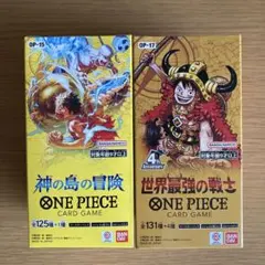 ONE PIECEカードゲーム 決戦の刻 世界最強の戦士 未開封BOX - メルカリ