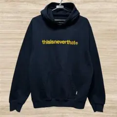 超美品 Thisisneverthat スウェット 裏起毛 ネイビー L