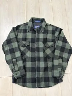 70S USA製　Pendleton ペンドルトン　ブロックチェックシャツ　美品