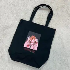 チェンソーマン パワー トートバッグ 黒 アニメーション展 限定 キャンバス