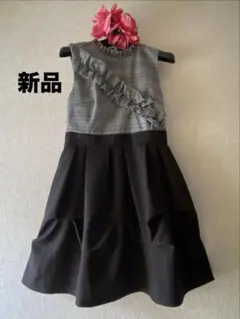 ⭐︎Rasmile⭐︎新品⭐︎ブラック×ホワイト♡チェックのデザインワンピ F