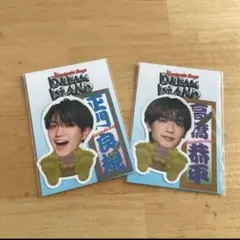 カミガタ　ステッカーセット　高橋恭平　正門良規