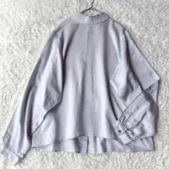 アンビデックス シルクブラウス AMBIDEX Store △〇 コットン / シルク lace フリル襟ブラウス(F