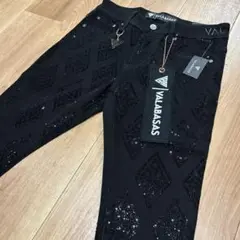 【新品未使用】valabasas ブラックフレアデニム 30 バラバサス