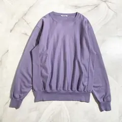 A20189 美品 オーラリー 24AW エラスティックハイゲージスウェット紫5 A20189 美品 オーラリー 24AW エラスティックハイゲージスウェット紫5