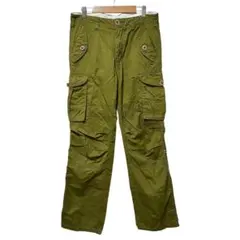 THE SHOP TK MIXPICE カーゴパンツ カーキ ロールアップ Mのサムネイル