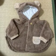 【ほぼ未使用】モクモフ　ベビー用ポンチョ