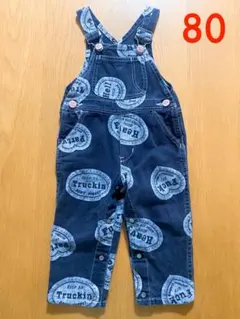 【秋・冬】【80】オーバーオール　デニム