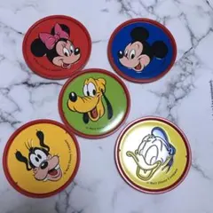 希少・レトロ　 ディズニー キャラクター コースター 5枚セット