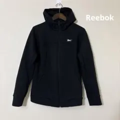 Reebok リーボック　ジップアップパーカー　ブラック　サイズM