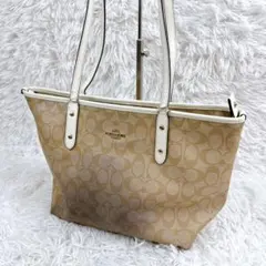 COACH トートバッグ ミニ F29500 シグネチャー - メルカリ