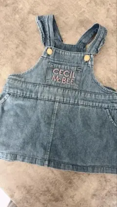 CECIL McBEE セシルマクビー デニムサロペット 80cm