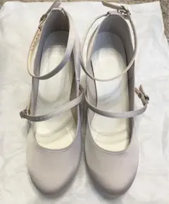 エスペランサ 5way チャンキーヒールパンプス ブライダル 9.3cmヒール