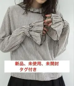 新品・未開封・タグ付き、完売品　 Libra Cue クリンクルフリルブラウスのサムネイル