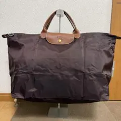 新品未使用✨️ Longchamp ボストンバッグ ブラウン レザー ロンシャン