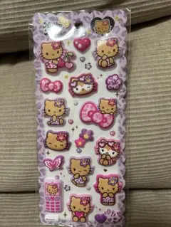 ハローキティ 日焼けキティ　もちもちマシュマロシール