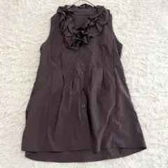 チュチュ chouchou ノースリーブチュニックワンピース M L フレアのサムネイル