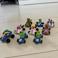 マリオキャラクター ミニカー 9台セット