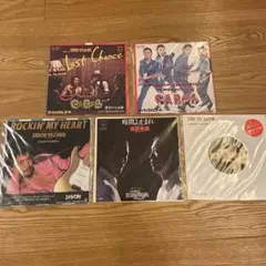 キャロル(矢沢永吉)　LPレコード　ファースト【帯び違い】4枚 キャロル(矢沢永吉) LPレコード ファースト【帯び違い】4枚