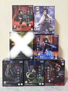 鬼滅の刃 フィギュア 6種セット - メルカリ