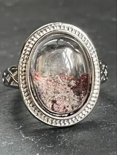 ガーデンクォーツ　リング　真鍮　№17