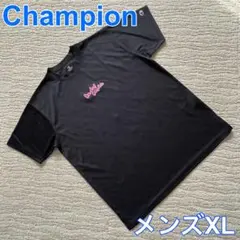 Champion チャンピオン 半袖 バスケットプリント 刺繍 Tシャツ XL