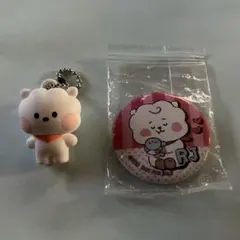 BT21 RJ 缶バッジ　フィギュア