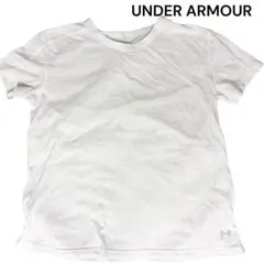 UNDER ARMOUR HEATGEAR ホワイト シンプルTシャツ MDのサムネイル