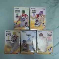 黒子のバスケ 黄瀬涼太 火神大我 青峰大輝 緑間真太郎 紫原敦 フィギュア