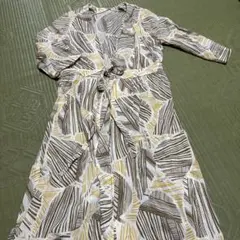 azul by moussy七分袖ロングカーディガン