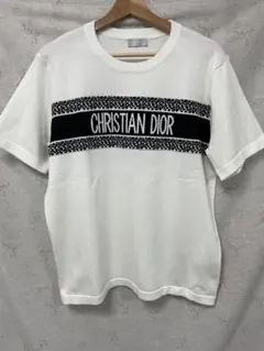 Christian Dior 半袖Tシャツ DIOR(ディオール) オブリークシルク切替オーバーサイズTシャツ