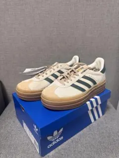 ベ*ル様 【新品】アディダス ガゼル ボールド adidas イエロー 22.5