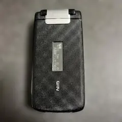 auモックアップガラケーW52H リリーフブラック