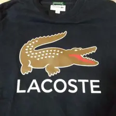 LACOSTE 長袖カットソー US XS ネイビー(濃紺)