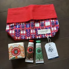 L'Occitane ハンドクリーム&ソープセット ポーチ付き