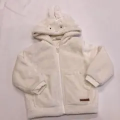 数回の着用品　petit main ミッフィー　耳フリースジャケット