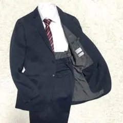 未使用 洗える オリヒカ 3rd Primeflexセットアップ スーツ 紺